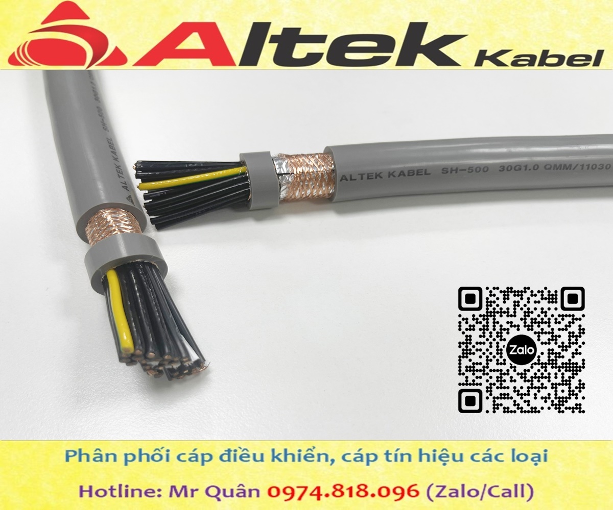 Cáp tín hiệu điều khiển 30 lõi – Altek Kabel